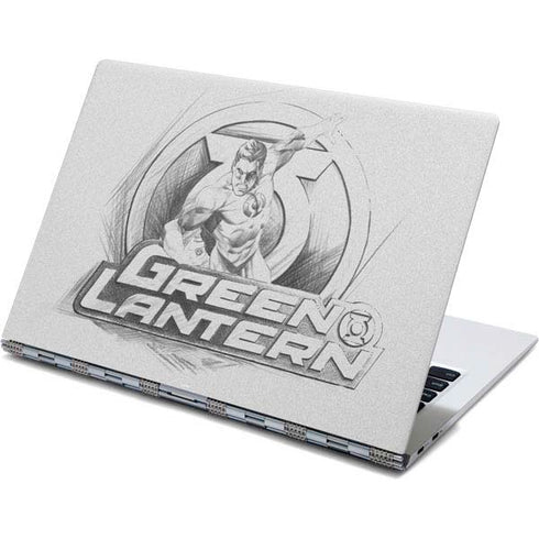 DC Comics Green Lantern Sketch Art Action Pose Yoga 910 2-in-1 14in Touch-Screen Skin
